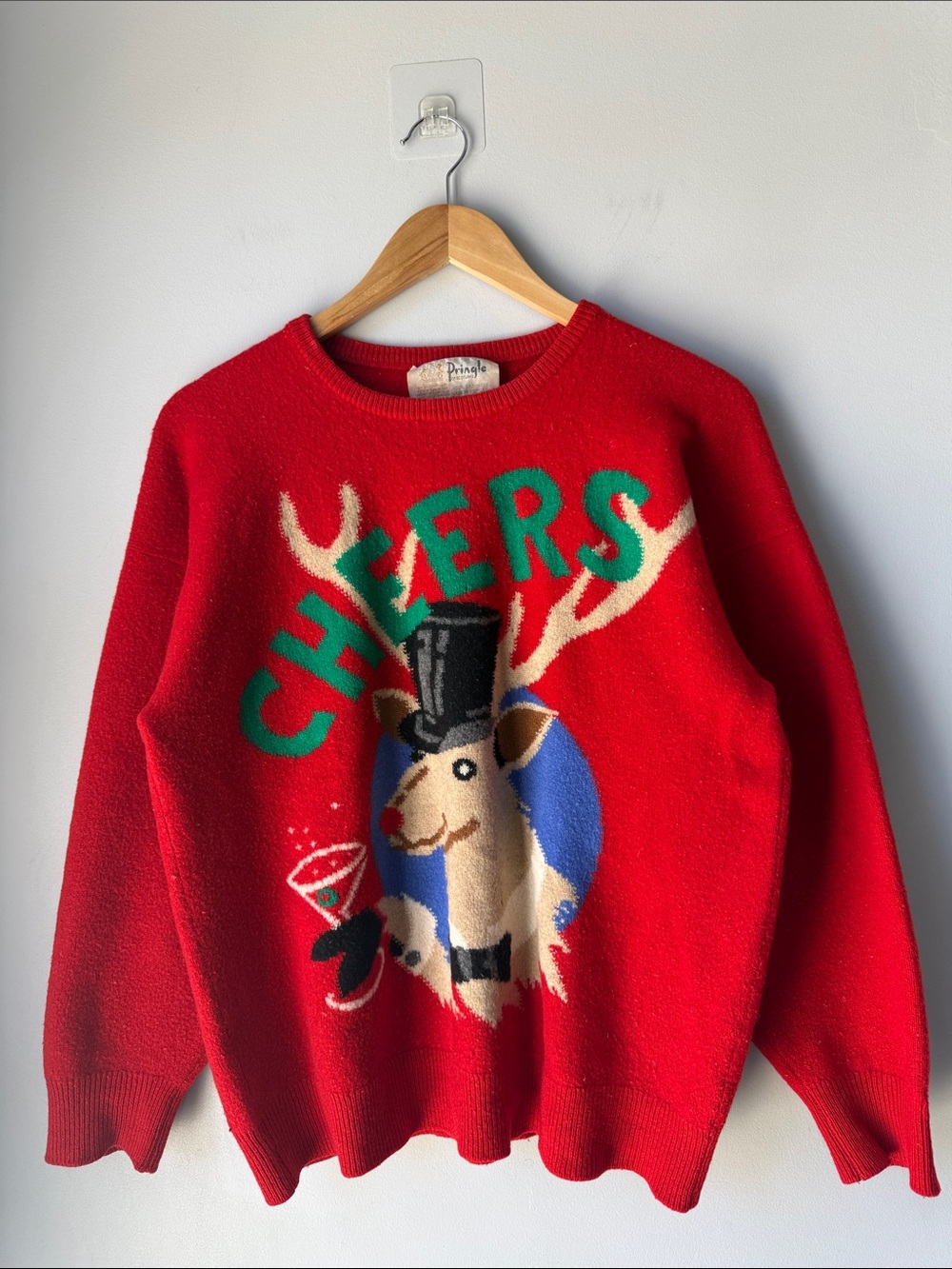 1987 Pringle of Scotland Vintage Cashmere Christmas Sweater
